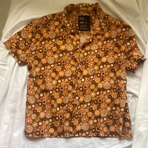 Afends Short-sleeve Hemp Blouse